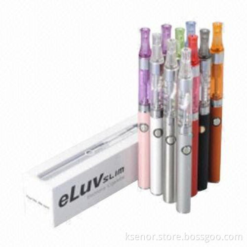 E-luv E-cigarettes with 3.7V Working Voltage, 300mAh Battery Capacity
